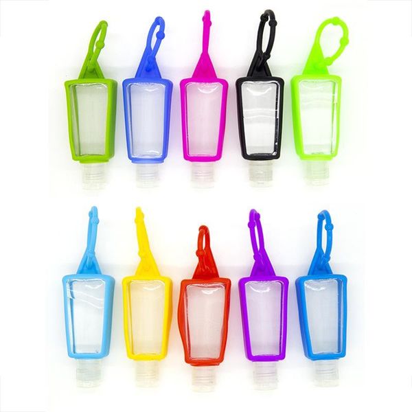 30ML Hand Sanitizer Silicone Pacote Sub garrafa Shampoo Shower Gel Makeup Container Cleanser líquido com