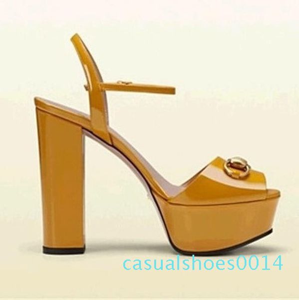 

new fashion chic ladies shoes high grade faminine shoes peep toes shoes woman platform chunky heels sandals sapatos melissa i c14, Black