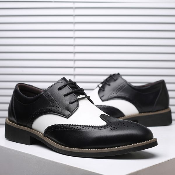 

brand men's casual shoes handmade men business men's oxford shoes men moccasins fashion footwear loafers 38-48, Black