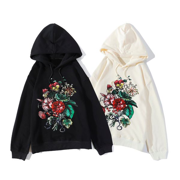 

new product men hoodie men pure cotton casual hoodie couple fashion printing sports long sleeve size m-2xl, Black