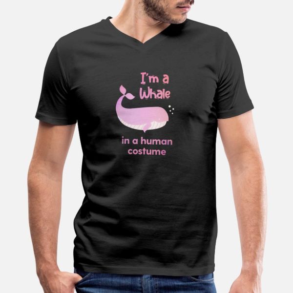 

i'm a whale in a human costume kids idea t shirt men custom tee shirt s-xxxl gents crazy new style spring autumn letter shirt