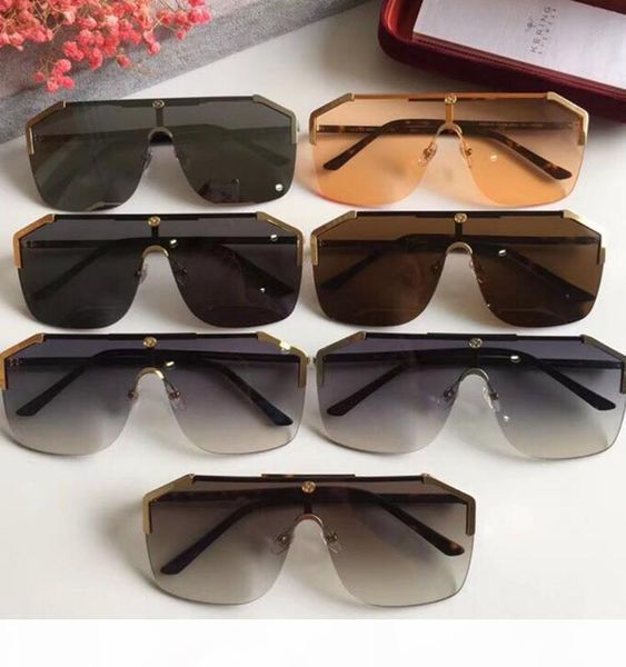 

202sport luxury sunglass men onepiece 2020 women oversize goggle shape shield visor sunglasses retro outdoor travel lentes de sol mujer, White;black