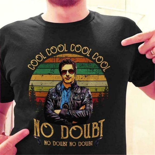 

jake peralta brooklyn nine-nine cool no doubt t shirt black cotton men s-3xl summer o neck tee shirt