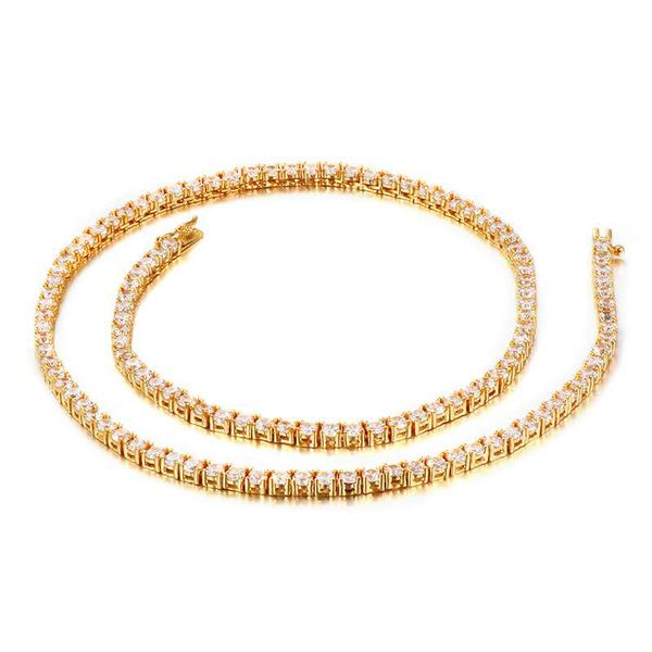 

women charming choker necklace gold silver colors bling clear cz tennis chain necklaces for girls women nice gift