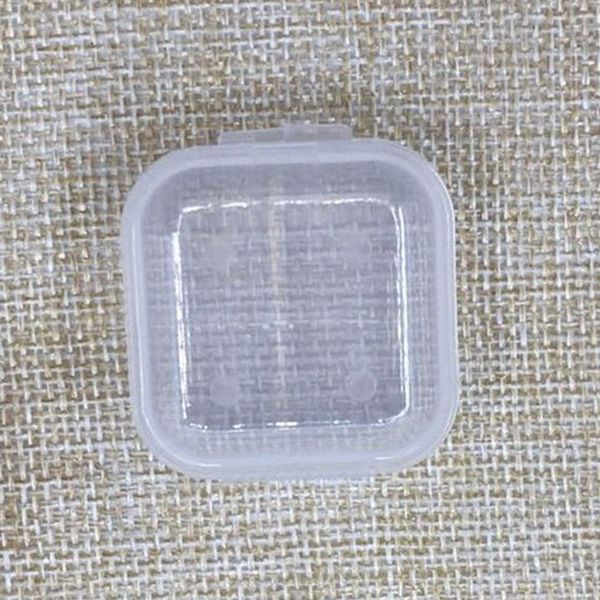 

10pcs flip cover transparent decoration lightweight storage case home easy carry