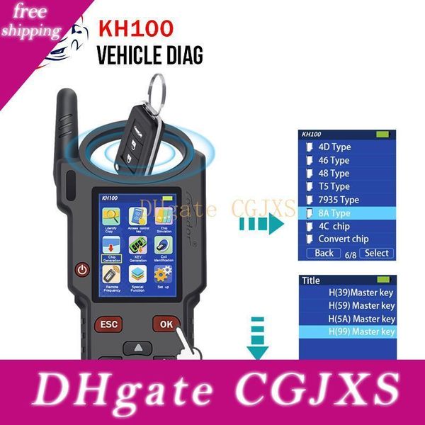 

lonsdor kh100 auto key programmer hand -held car remote key programmer smart generate /simulate /identify copy /remote frequency