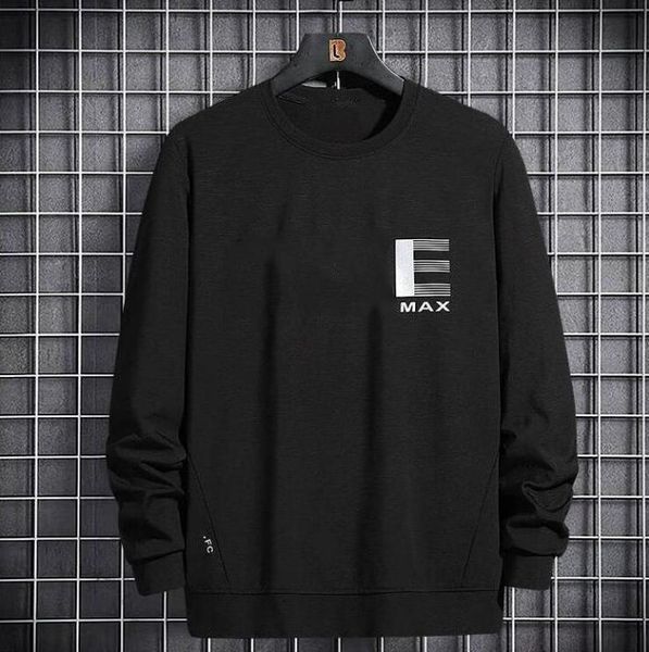 

active mens designer hoodies spring autumn pullover sweatshirts with air letters fashion men hoodies clothing -5xl high quality, Black