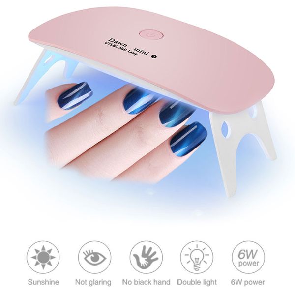 

nail dryers beateal 5w led lamp dryer mini mouse shape uv pink white portable usb cable for curing manicure art tools