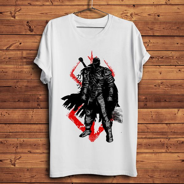 

ink great swordsman guts anime berserk tshirt men summer new white homme casual short sleeve t shirt manga streetwear tee