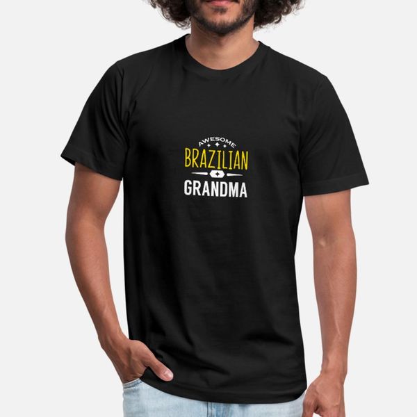 

awesome brazilian grandma t shirt men printed short sleeve s-3xl formal famous new style summer style letters shirt
