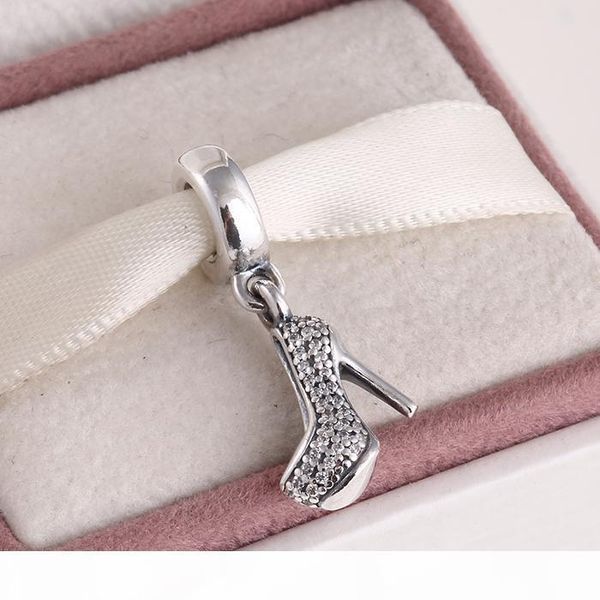 

fits pandora bracelets stiletto dangle silver beads with cubic zirconia 2015 new 100% 925 sterling silver charms diy jewelry wholesale, Bronze;silver
