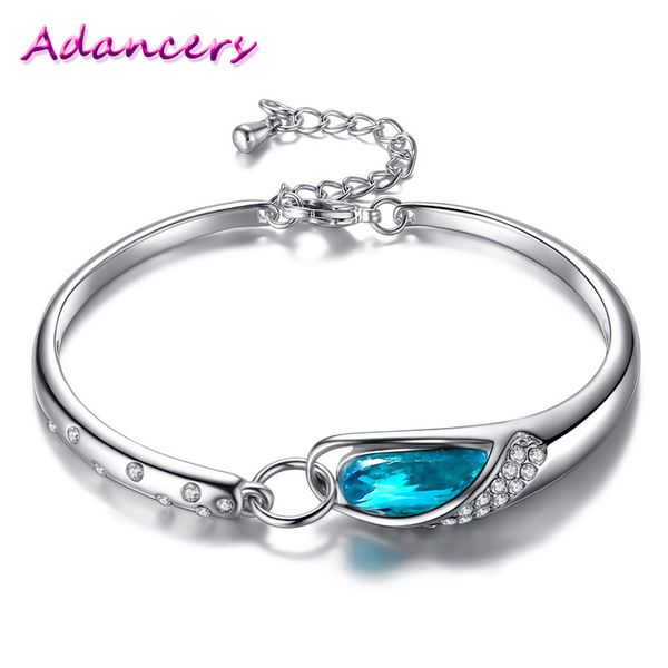 

ladies bracelet crystal glass bracelet fashion conch jewelry new plating, Black