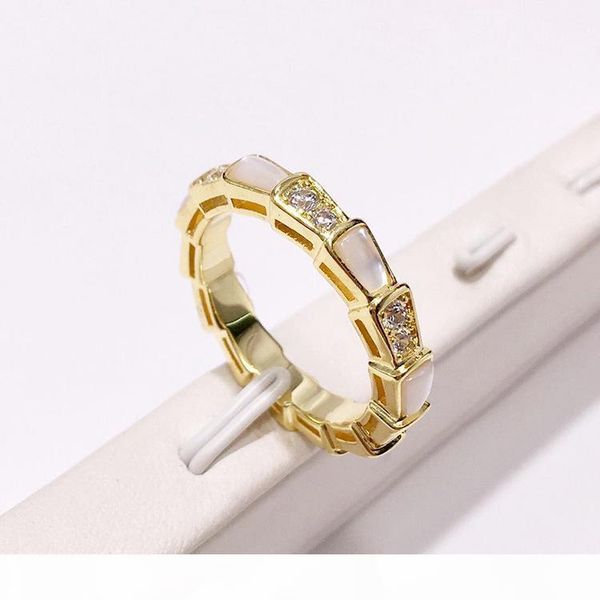 

fashion snake shape ring diamonds jewelry rose gold-color bague serpent rings for women cute party jewelry, Slivery;golden
