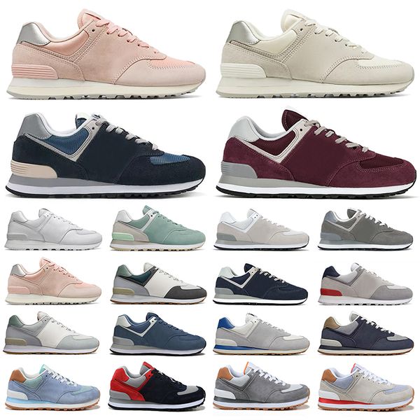 

2020 new mens sneakers running shoes womens fashion sports pink classic grey navy bule black jogging breathable vintage outdoor size 36-44