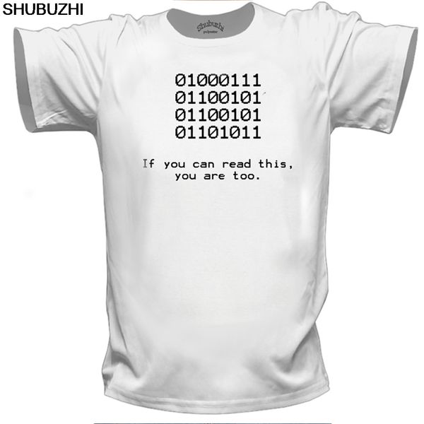 

new summer men binary bit t shirt ascll men short sleeve cotton fashion java programmer geek t-shirts euro size