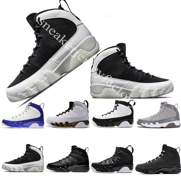 

box] bred 9 la oreo men basketball shoes black red white space jam tour yellow pe 9s mens sports sh nakeskin jordan retros shoe