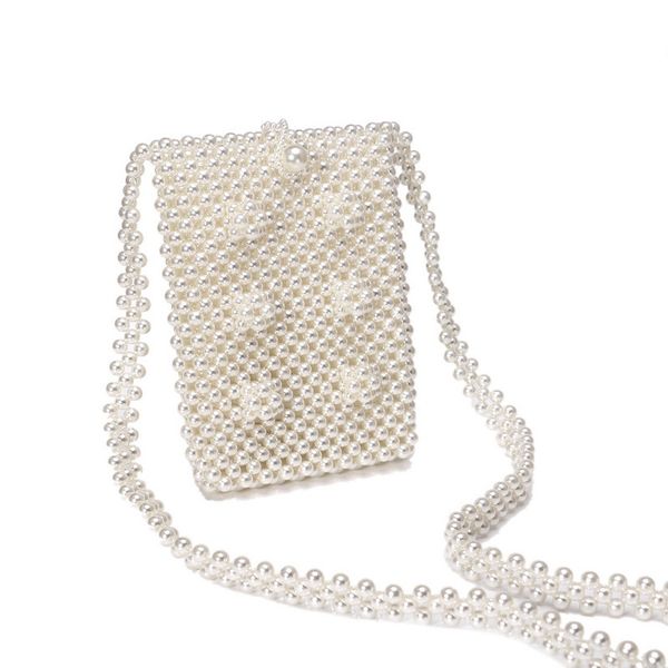 

the new pearl woven bag women messenger bags a5878