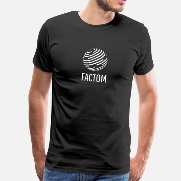 

factom cryptocurrency t shirt men custom short sleeve s-xxxl clothes fitness breathable summer letters shirt