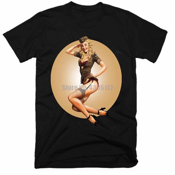 

pin up girl femmes funny t shirt hip hop clothing tshirt designer tshirts brand t-shirt womens