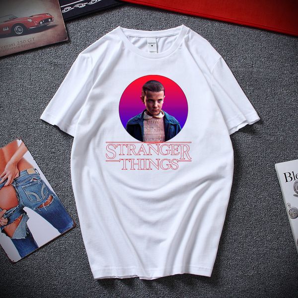 

stranger things t shirt camisas hombre harajuku 100% cotton short sleeve t-shirt summer fashion streetwear tee shirt homme