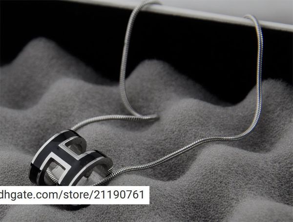 

dret liruoxi1314 high necklace silverware metal pendant necklace gold silver jewelry black