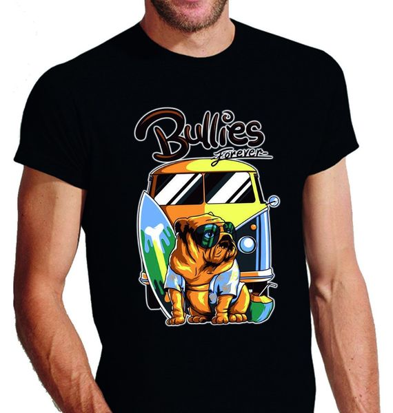 

2019 summer tee shirt bullies forever germany car bus t2 t3 t4 t-shirt old school s - 3xl o-neck t-shirt