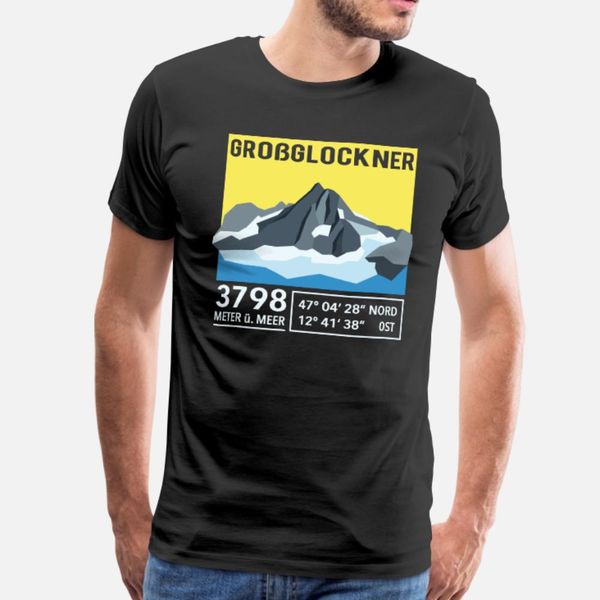 

mount grossglockner i love tirol austria carinthia t shirt men character short sleeve s-xxxl formal famous breathable spring autumn shirt