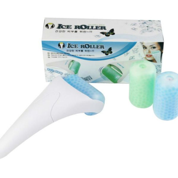 

ice roller for face body massager skin preventing wrinkles rodillo de hielo skin cool derma tool plsatic head ice roller