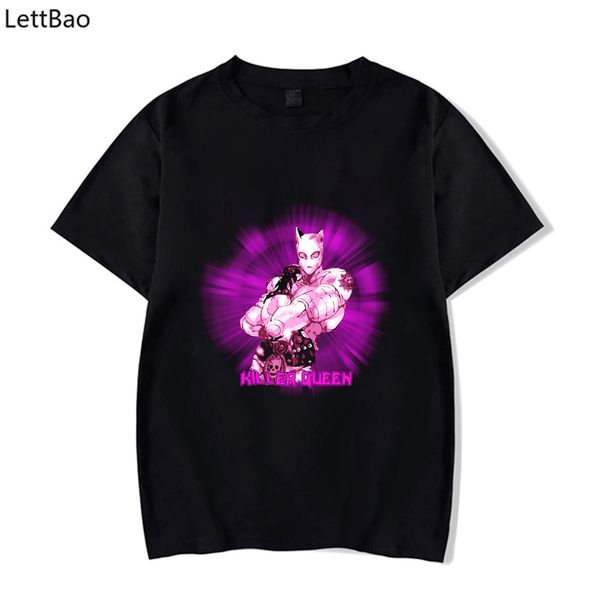 

jojo bizarre adventure funny t-shirts japan anime graphic print tees casual streetwear short sleeved for men women clothes