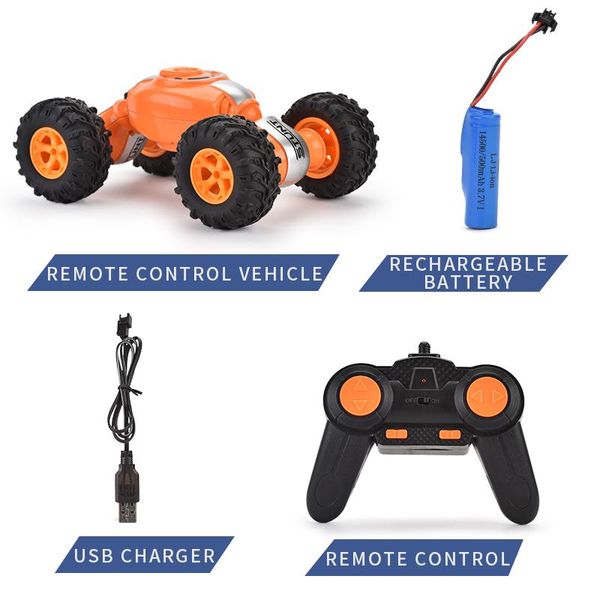 

kid toy double-sided driving four-wheel drive twisted stunt vehicle for child electric toy kid gift 02