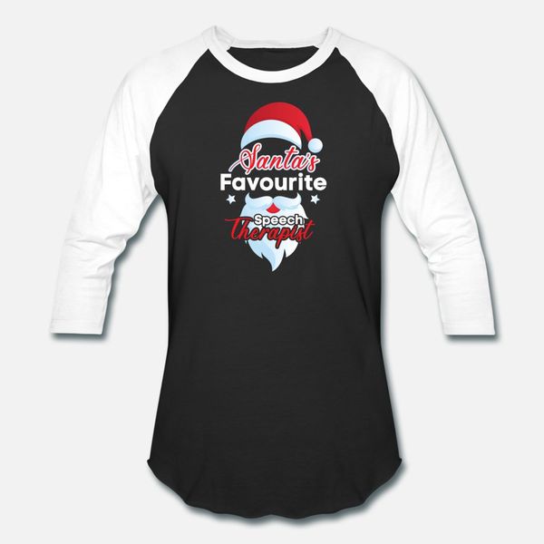 

santa s favorite speech therapist christmas slp pa t shirt men personalized short sleeve plus size 3xl kawaii graphic funny casual shirt
