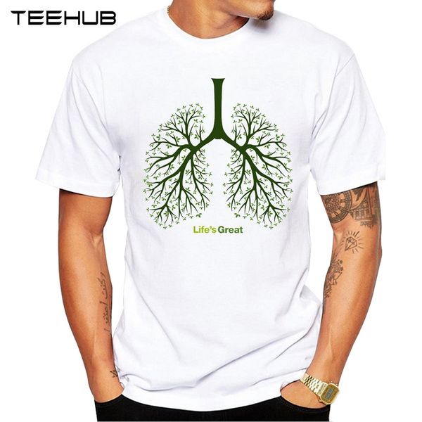 

2019 teehub летняя мода great tree printed t-shirt с коротким рукавом популярные дизайн tops новизна tee