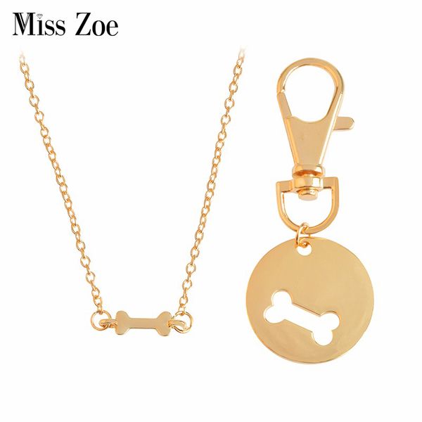 

2pcs / комплект собака тег кость ожерелье брелока dog tag брелоки шкентель заказ любимчика ювелирные подарки для владельцев, Silver