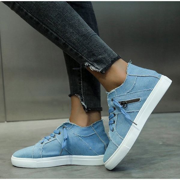 

women cavans flats sneacker lace up casual ladies walking shoes casual female comfort plus size platform woman 2020 retro, Black
