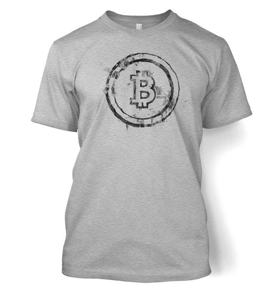 

2019 new summer men t-shirt bitcoin splatter t-shirt - geeky nerdy tshirt cotton tee shirt