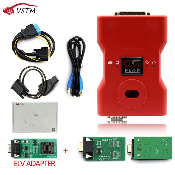 

2020 cgdi prog mb for with elv adapter car key add fastest key programmer support all lost with mb eis/ezs functi