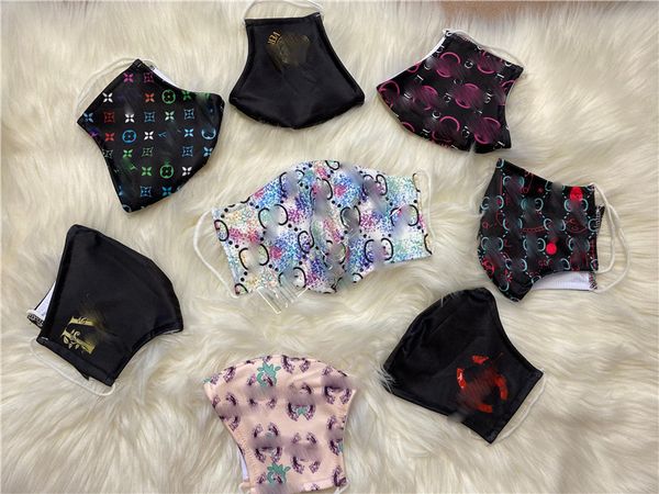 

fashion face mask summer autumn washable breathable two-layers designers mask dustproof cycling sport mouth cover masks for men women d82403