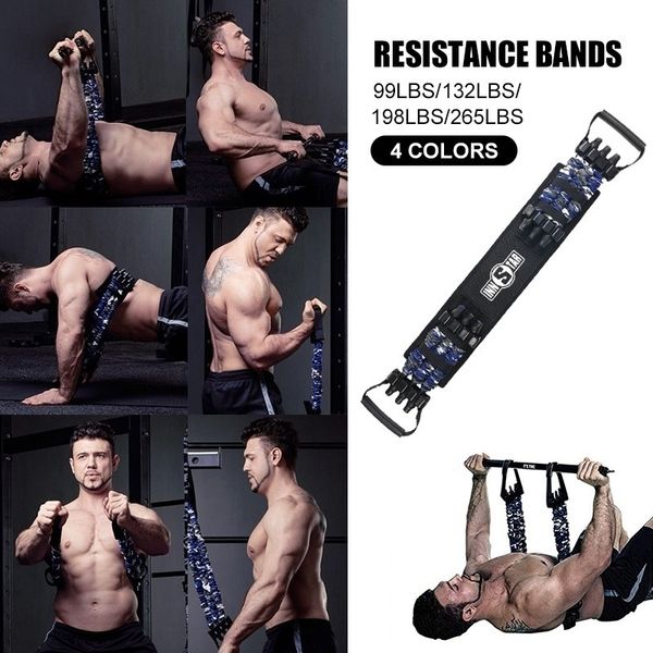 

resistance bands chest expander adjustable strength trainer elastic pull rope arm stretch training fitness home gym exercise