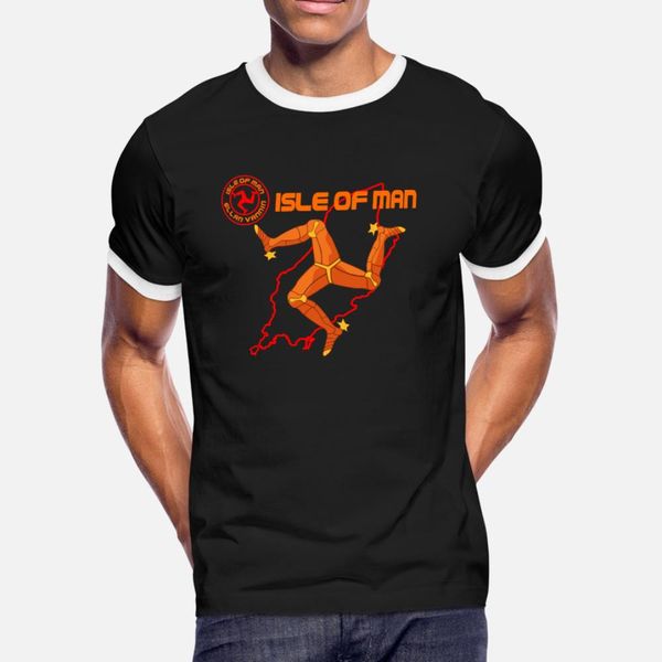 

the isle of man t shirt men character short sleeve euro size s-3xl homme anti-wrinkle funny spring autumn standard shirt