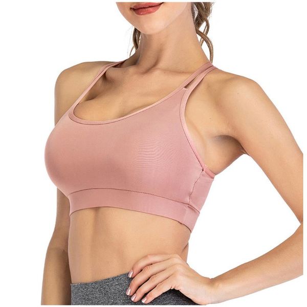 

женщины проложенный спорт бюстгальтер cross назад ударопрочный workout бег йога бюстгальтер push up фитнес-центр бюстгальтеры верхняя sujeta, White;black