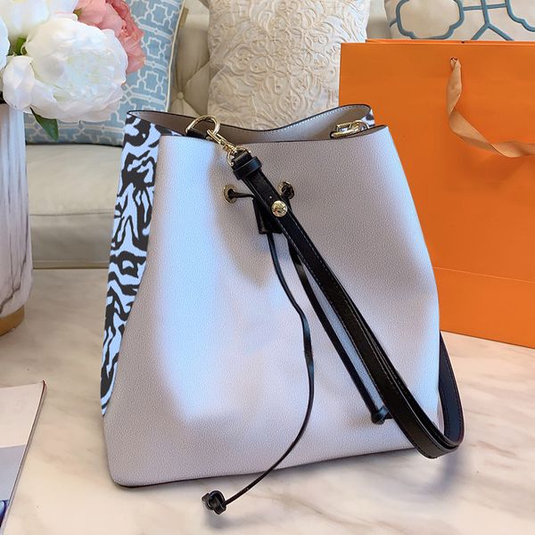 

designer mini genuine leather crossbody handbags white adjustable drawstring bucket bag organizer genuine leather womens shoulder bags