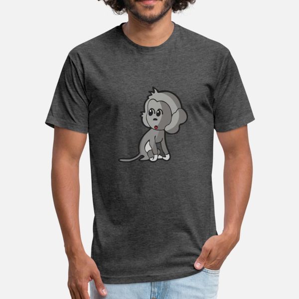 

cute little monkey t shirt men designing cotton euro size s-3xl cute comfortable spring autumn kawaii shirt