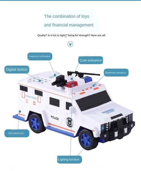 

coin piggy bank children creative vehicle piggy bank children truck model piggy bank with code lock