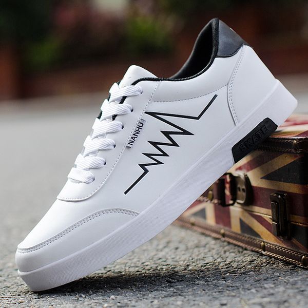 

brand men casual shoes spring autumn breathable casual shoes men 2020 fashion black white