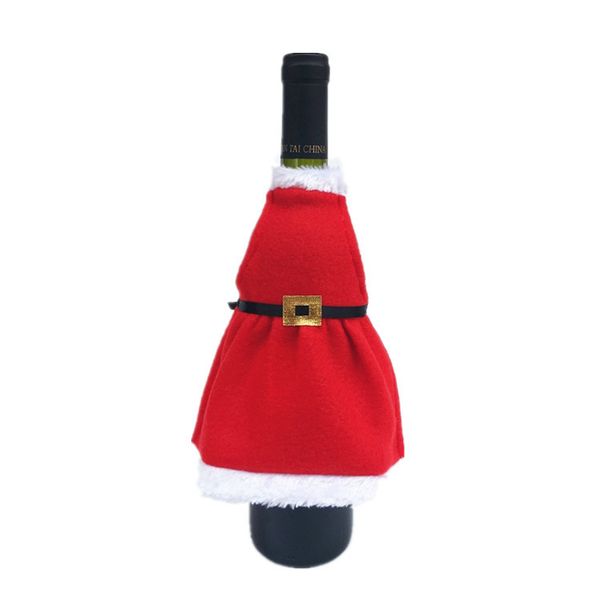 

christmas dress wine bottle cover bags christmas dinner table decoration party decors santa claus supplier 5zhh173