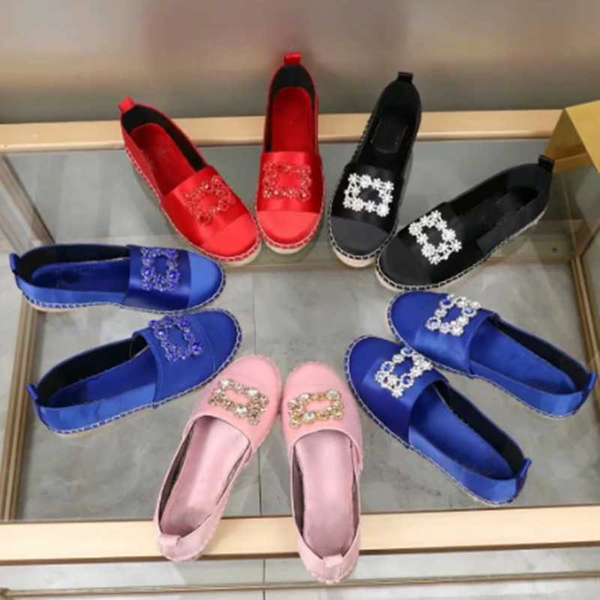 

silk women shoes rhinestone decor multi color female shoe casual comfortable breathable flat, Black
