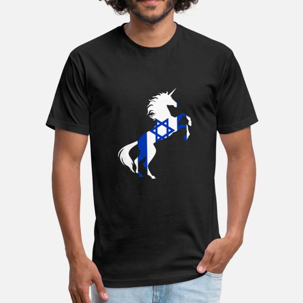 

unicorn israel flag t shirt magical unicorn israel t shirt men create short sleeve s-xxxl trend sunlight new style spring kawaii shirt