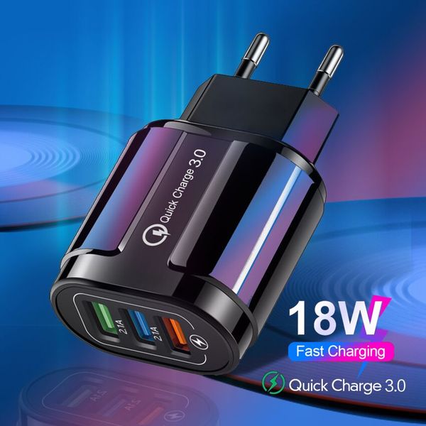 

quick charge 3.0 4.0 usb charger eu wall mobile phone adapter for iphone 11 pro x 7 8 fast charging samsung xiaomi
