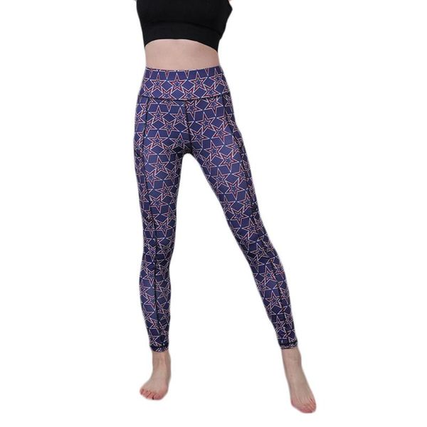 

yoga outfits sagace ladies seamless pants printed camouflage with pockets hip-tightening running fitness sports, White;red
