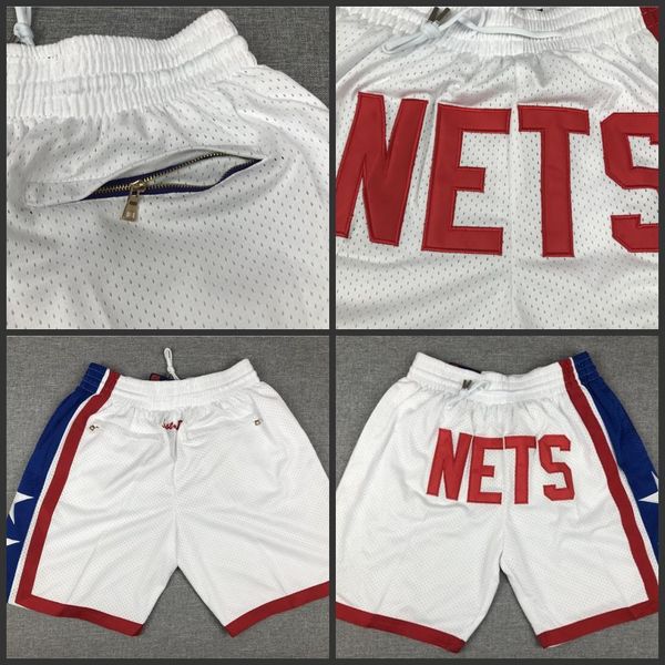 

brooklyn nets 1997-98 just don hardwood nba men basketball shorts, Black